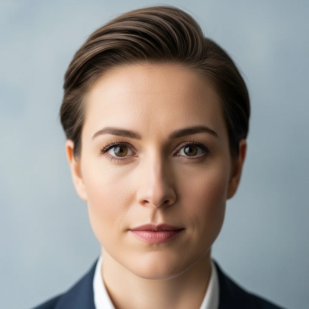 woman with a confident look